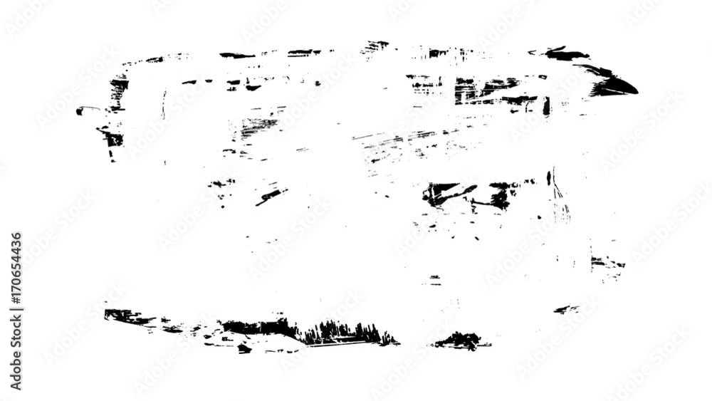 Looping Underline Grunge brush strokes animation. Abstract hand - painted element ...