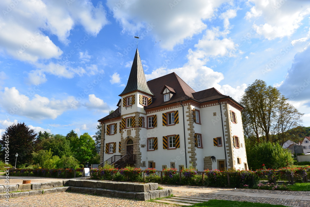 Schloss Entenstein in Schliengen, im Landkreis Lörrach in Baden-Württemberg