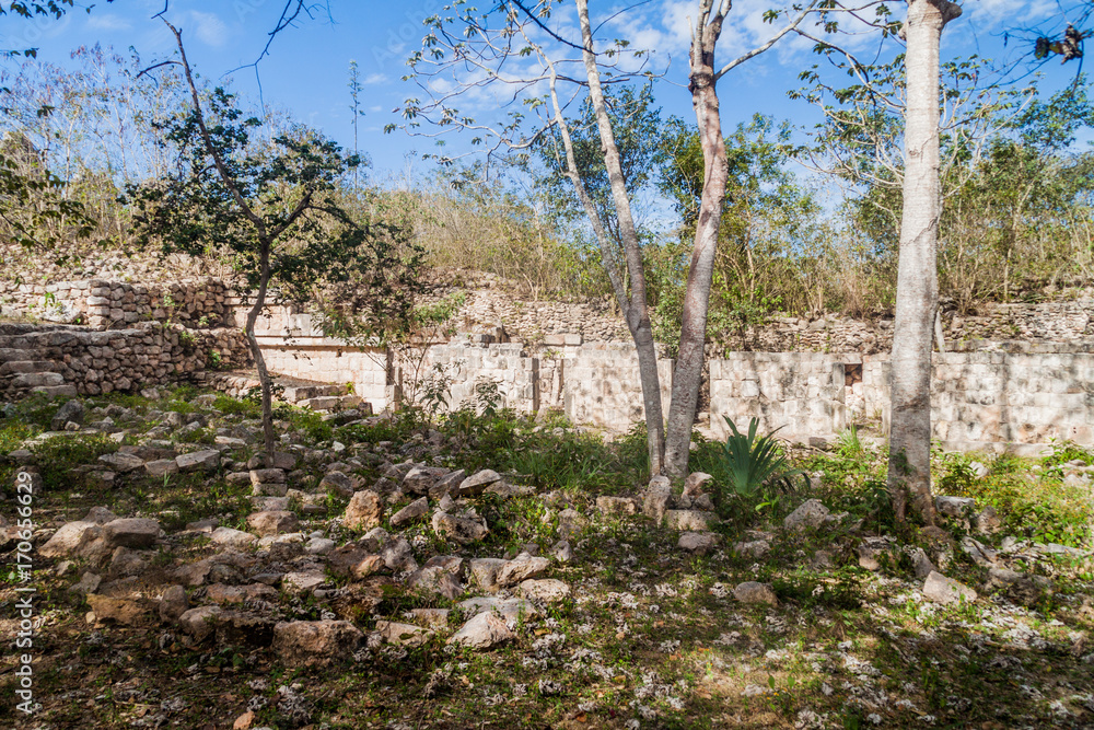 Ruins of the ancient Mayan city Uxmal, Mexico