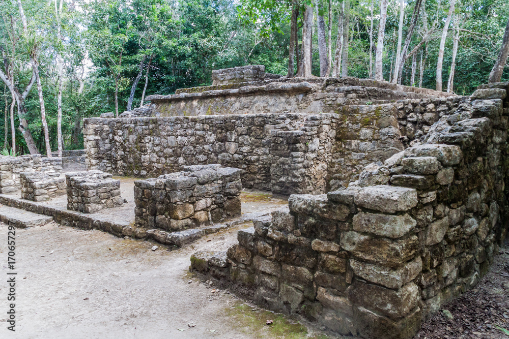 Ruins of the Mayan city Coba, Mexico