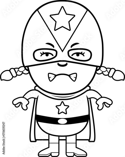 Angry Child Superhero
