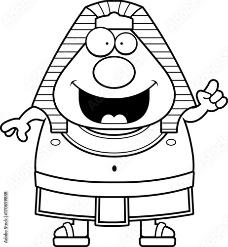 Cartoon Egyptian Pharaoh Idea