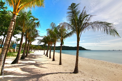  The Bai Khem Beach is one of the most beautiful beaches in Phu Quoc Island, vietnam  photo