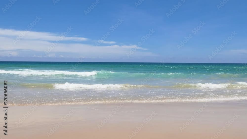Waves of the sea, beautiful beaches, crystal clear water and the sky are at Karon beach. Phuket, Thailand country Waves of the sea, beautiful beaches, crystal clear water and the sky are at Karon beach. Phuket, Thailand country
