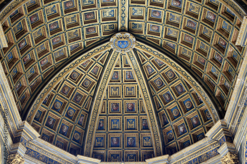 Φωτογραφία Ceiling of the Chapelle Haute Saint-Saturnin decorated by Philippe Delorme