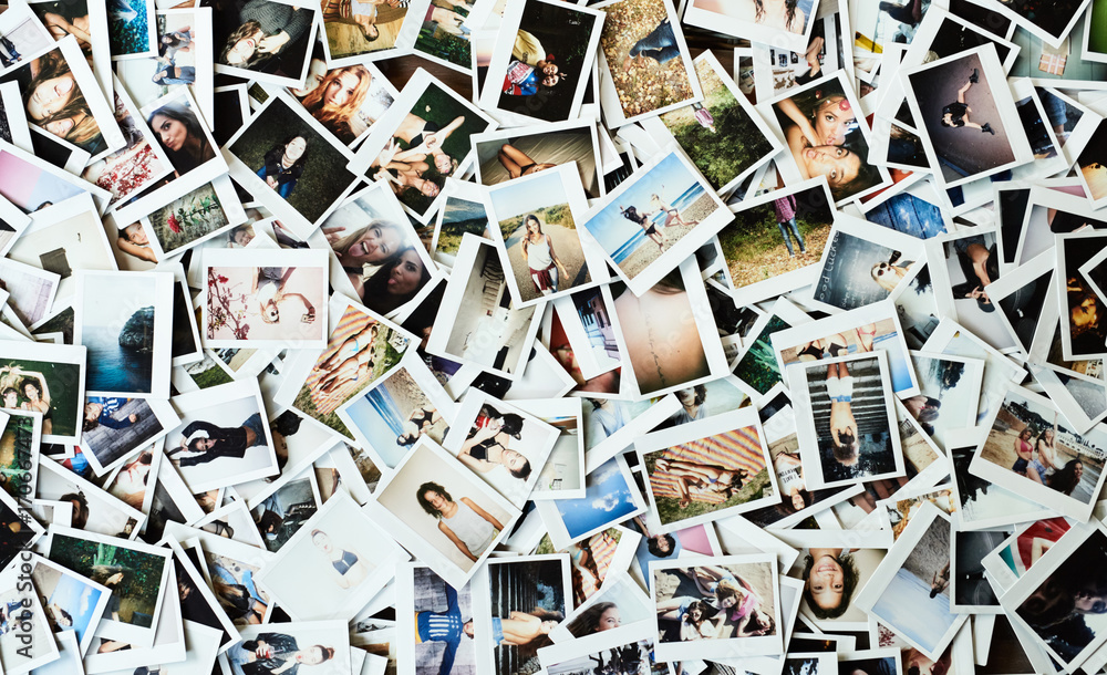 Heap of images with friends having holiday Heap of images with friends having holiday