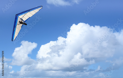 Hang Gliding over the ocean