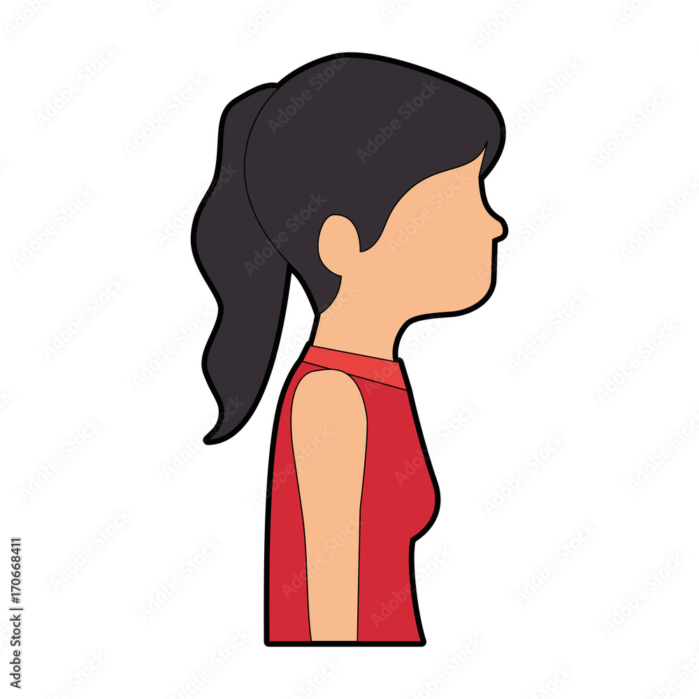 beautiful woman profile avatar character vector illustration design beautiful woman profile avatar character vector illustration design