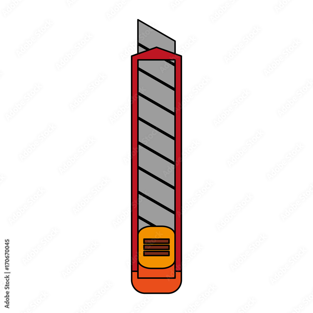 blade cutter tool icon image vector illustration design 