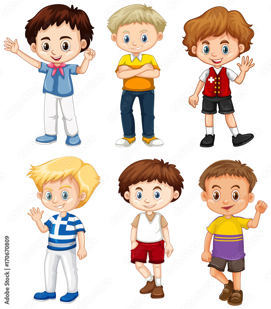 Cute boys with happy face Cute boys with happy face