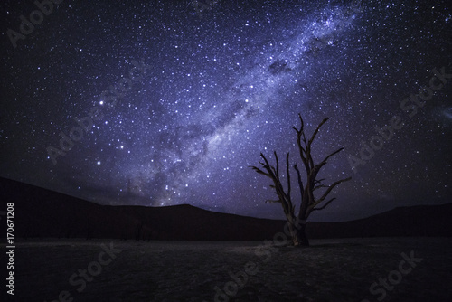 Milky Way above deadvlei, Namibia