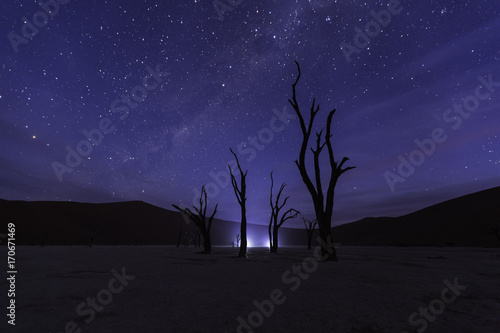 Deadvlei and Milky Way ,Namibia