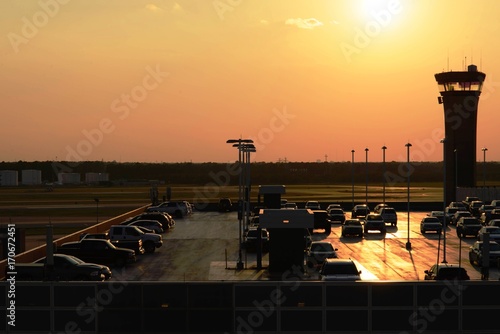 IAH Houston George Bush Intercontinental Airport after Hurricane Harvey