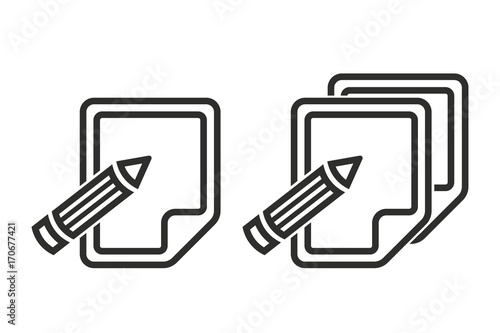 Clipboard vector icon.