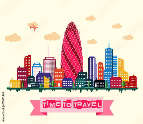 London city skyline