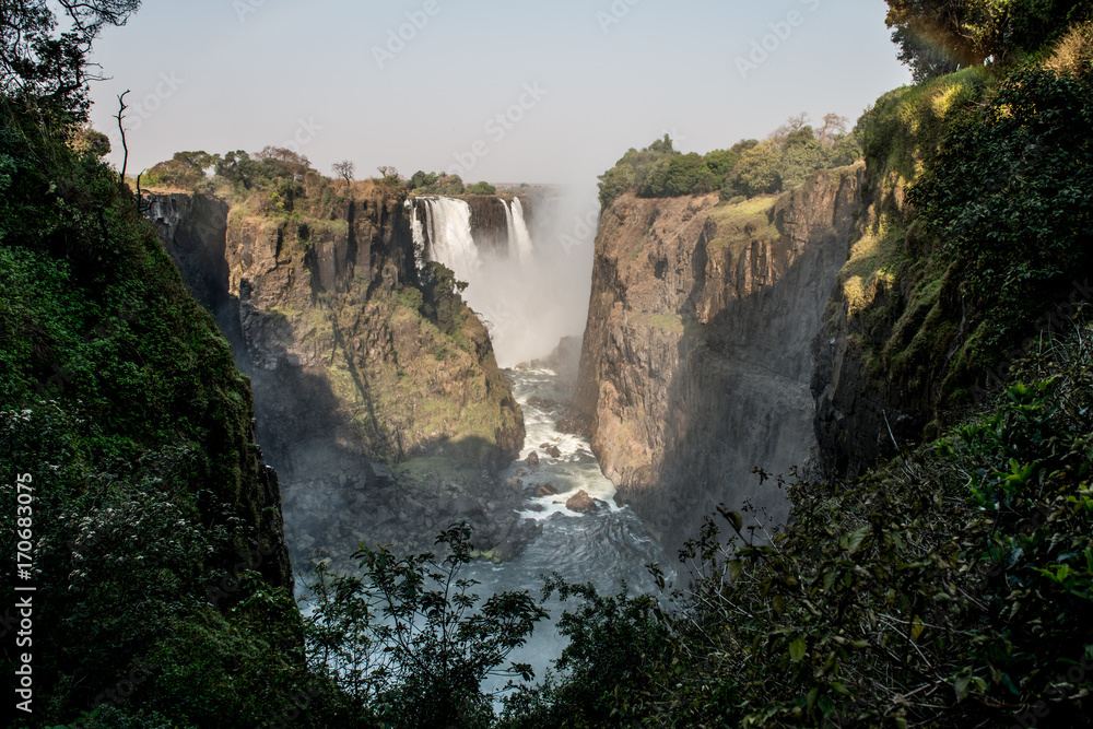 Fototapeta premium The great Victoria Falls (Zimbabwe)