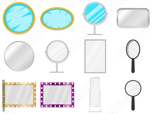 Mirror, mirror icon, piece of furniture, to look