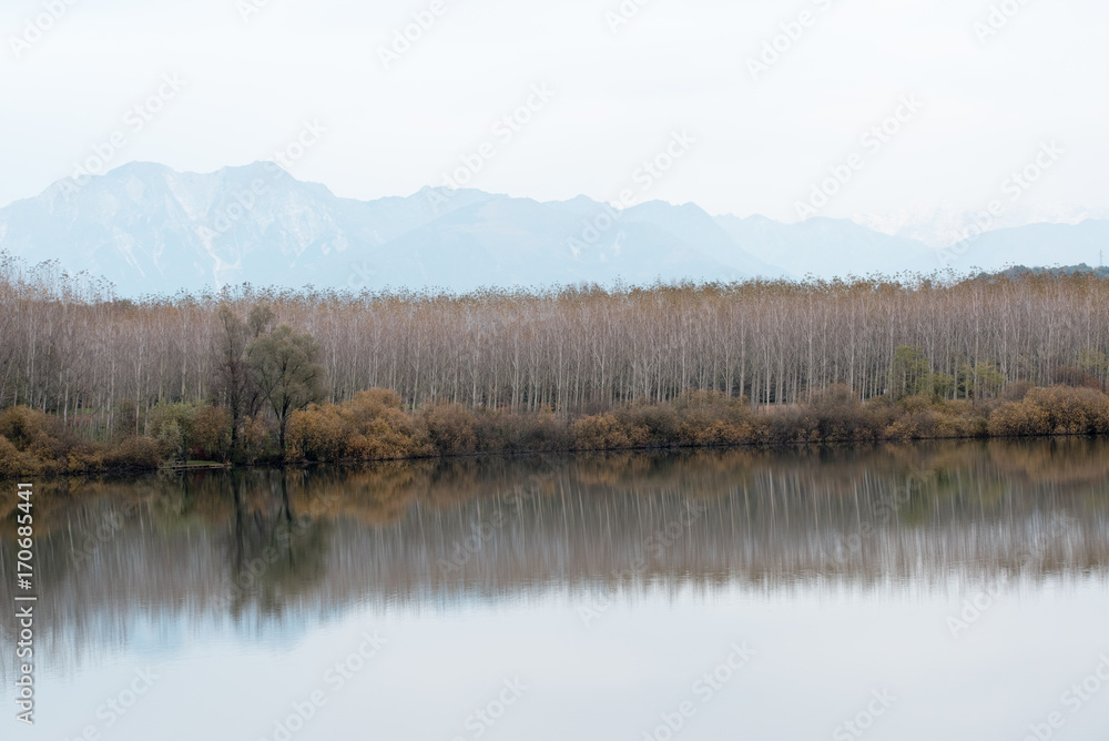 Autumn on Lake San Daniele.