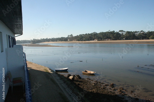 Hossegor oyster farms, Coast of France  photo