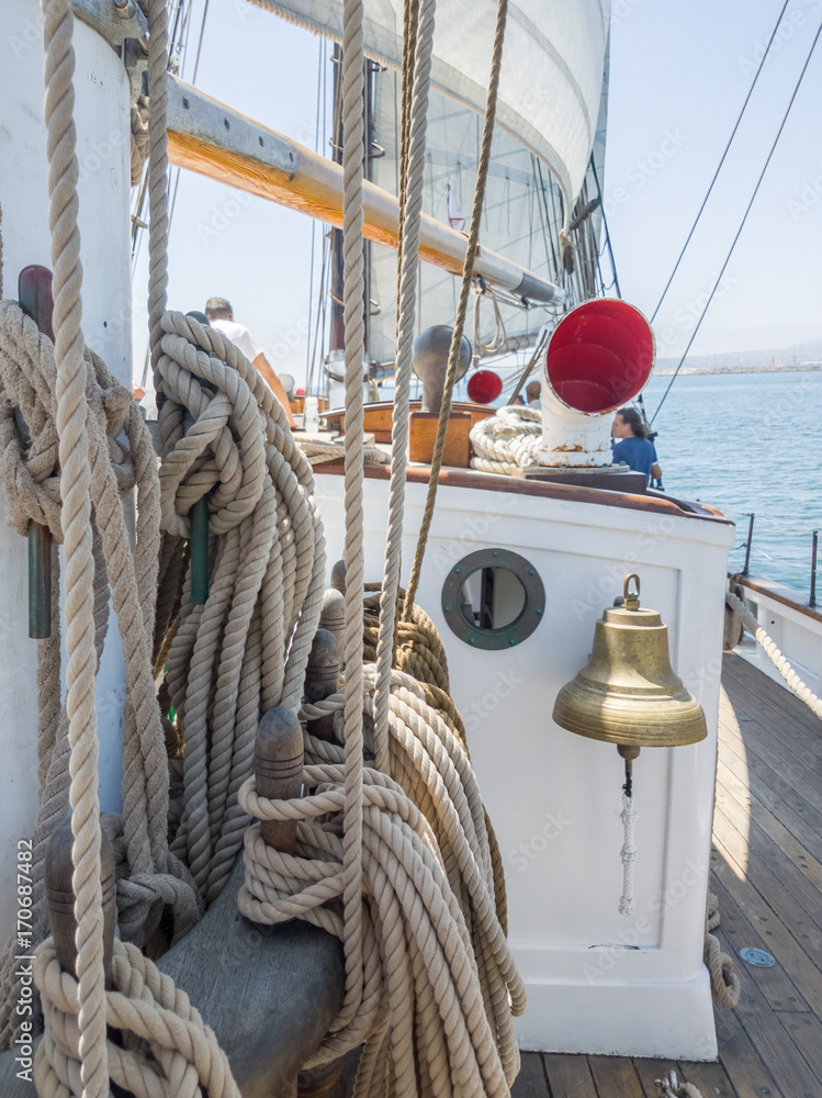 Obraz premium tall ship - brigatine