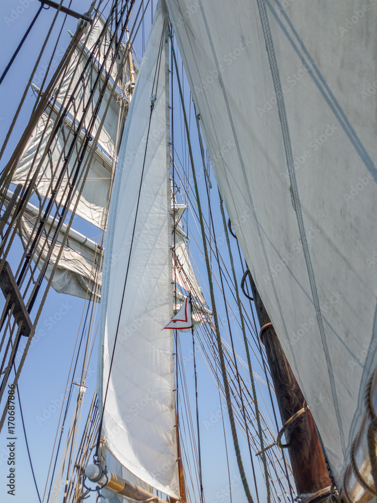 Fototapeta premium tall ship - brigatine