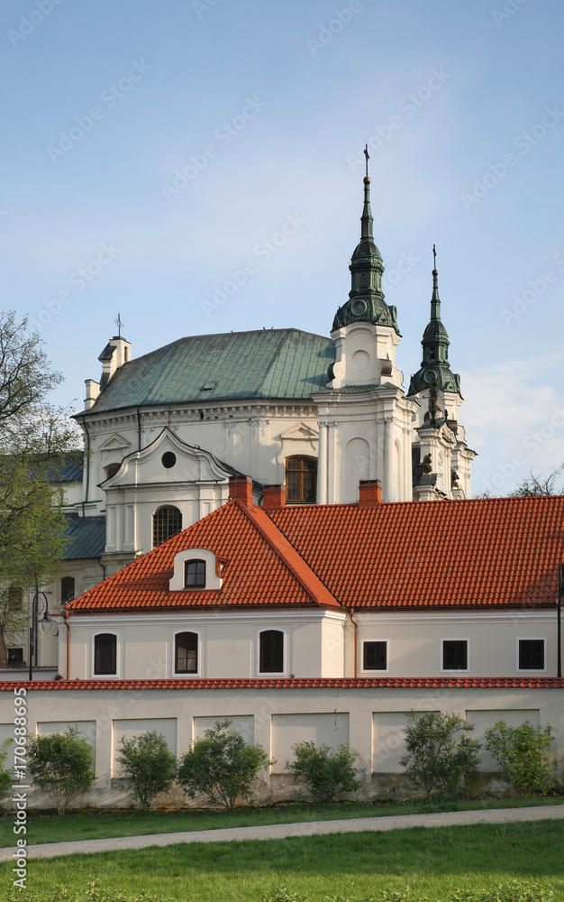 Basilica of St. Anne in Lubartow. Lublin voivodeship. Poland