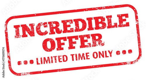 Incredible Offer Stamp