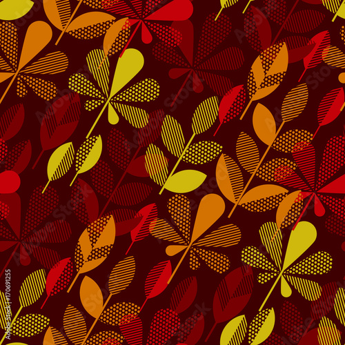 autumn leaf fall geometry m...
