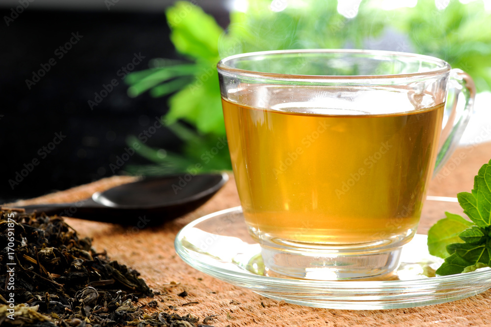 Fototapeta premium Green tea