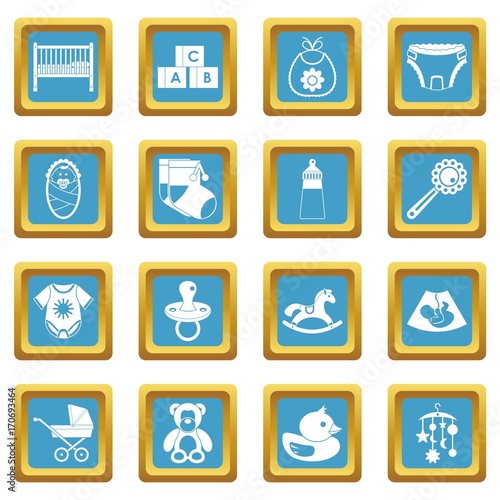 Newborn icons azure