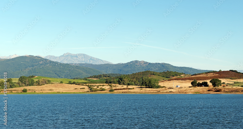 Reservoir of  Bacciana ineastern plain of  Corsica 