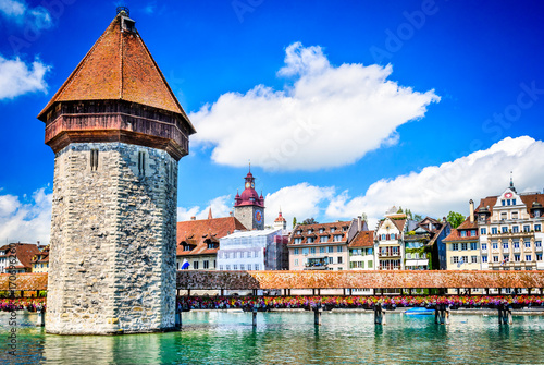 Lucerne, Switzerland - Chapel Bridge