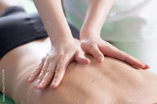 rehabilitation - spine massage photo