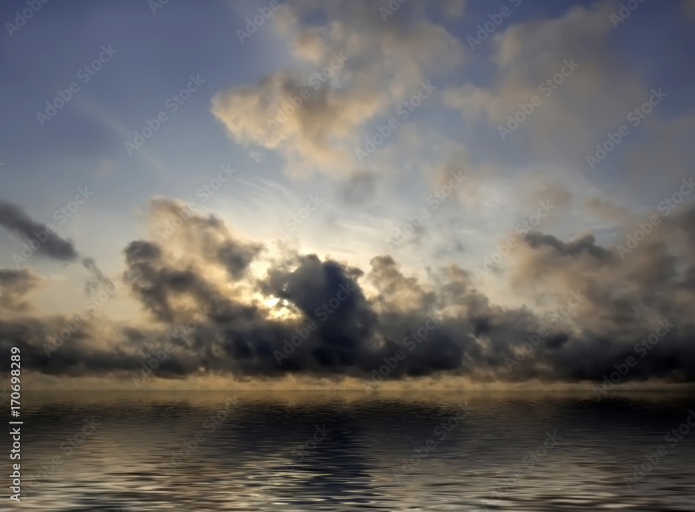 Naklejka premium Storm