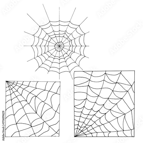 Hand Drawn Halloween Set. Web.