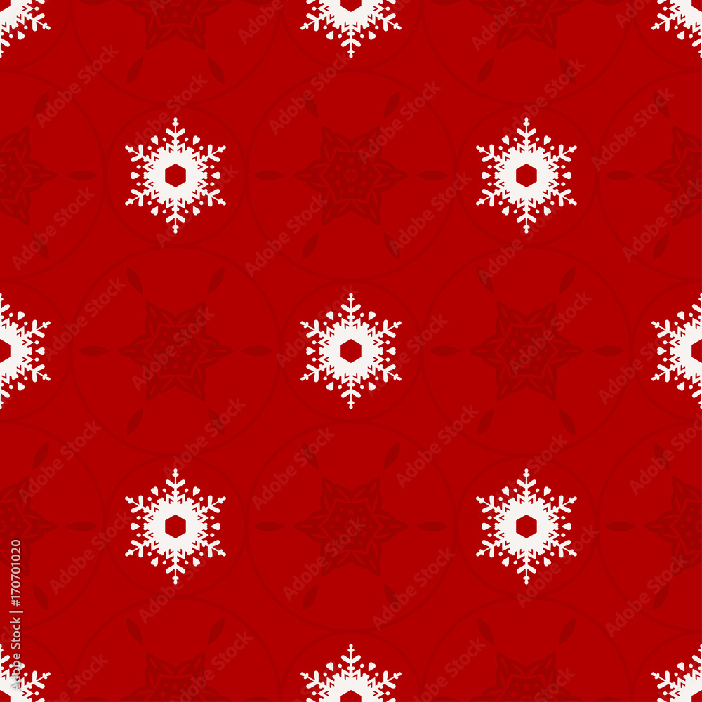 Snowflake Seamless Pattern 90
