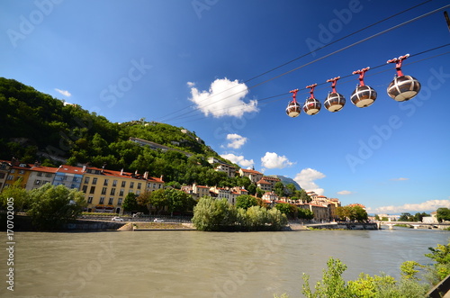 Cable car in Grenoble