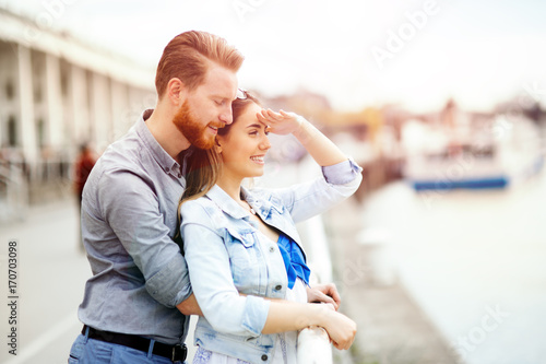 Couple spending time together