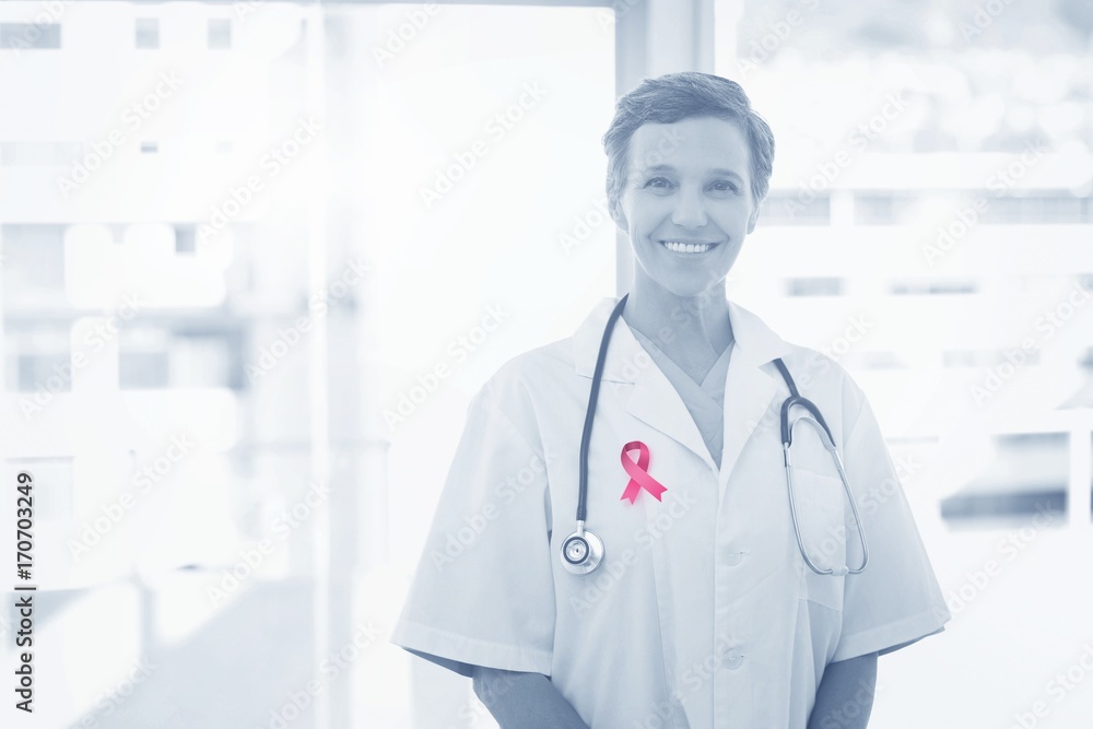 Composite image of breast cancer awareness ribbon Composite image of breast cancer awareness ribbon