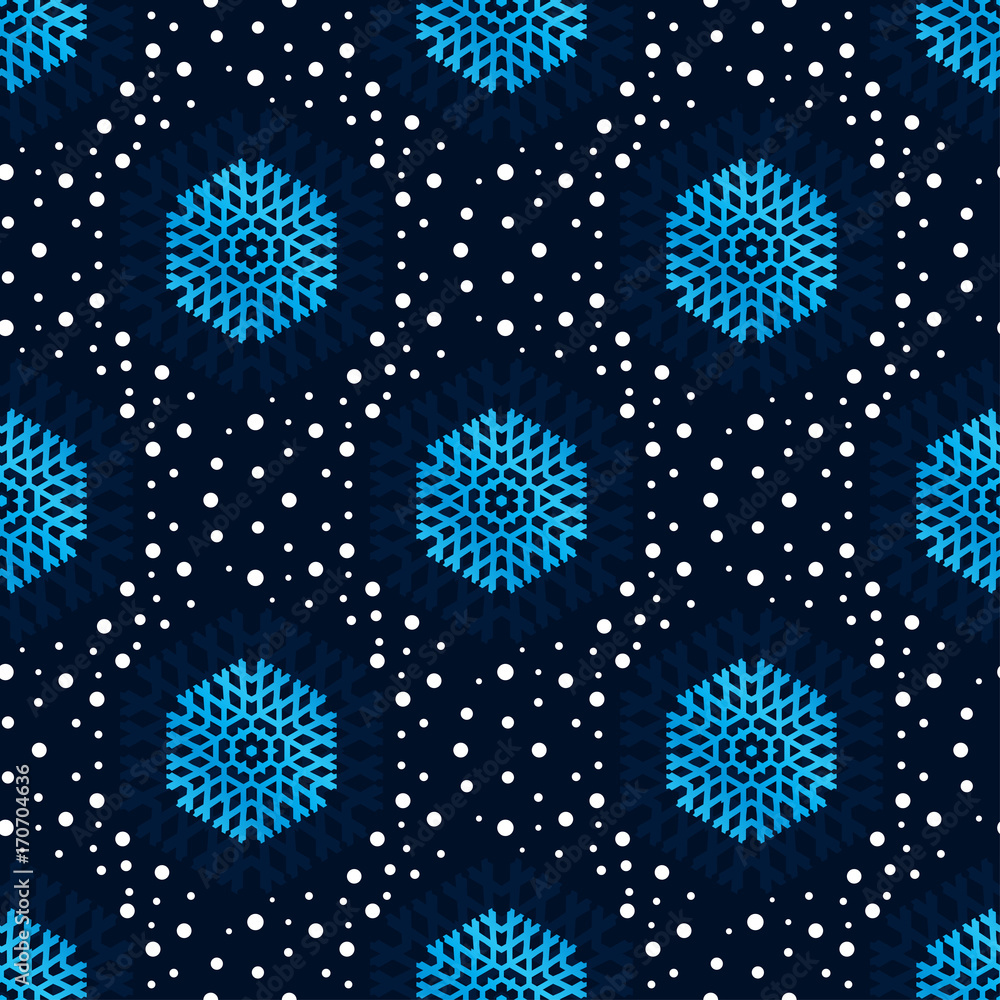 Snowflake Seamless Pattern 53 Snowflake Seamless Pattern 53