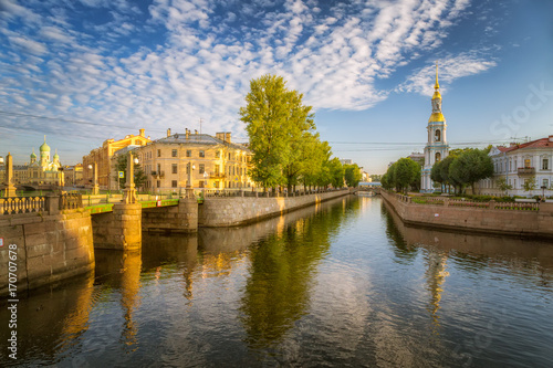 View of the St. Nicholas Naval Cathedral and St. Isidor's Church. Sevenimost photo