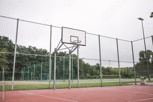 Basketball hoop outdoor school stadium, lifestyle hipster game