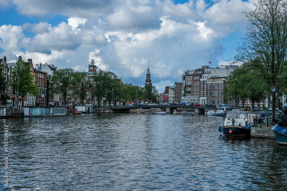 Altstadt von Amsterdam in den Niederlanden