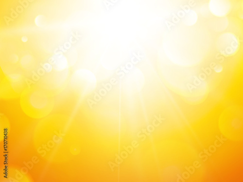 summer abstract background with sun