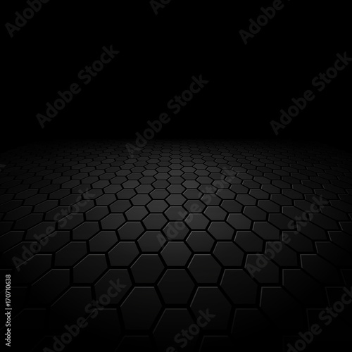 abstract floor perspective black texture background