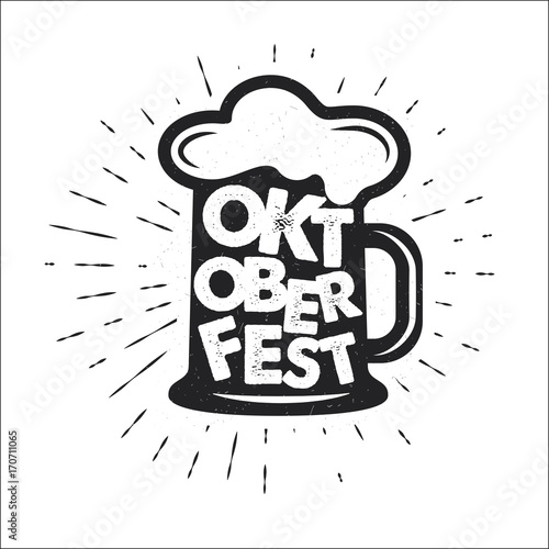 Oktoberfest lettering.