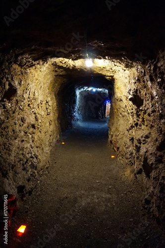 tunnel in the gold mine