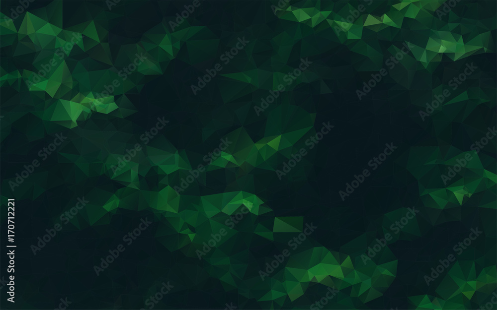 abstract geometric dark green background Stock Vector | Adobe Stock