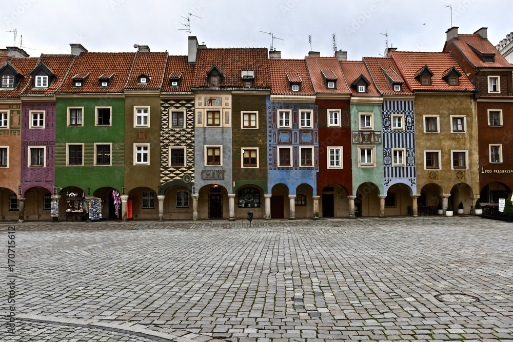Fototapeta premium ポーランド ポズナン 旧市街 世界遺産 旧市庁舎 poland poznan old town world heritage old town hall