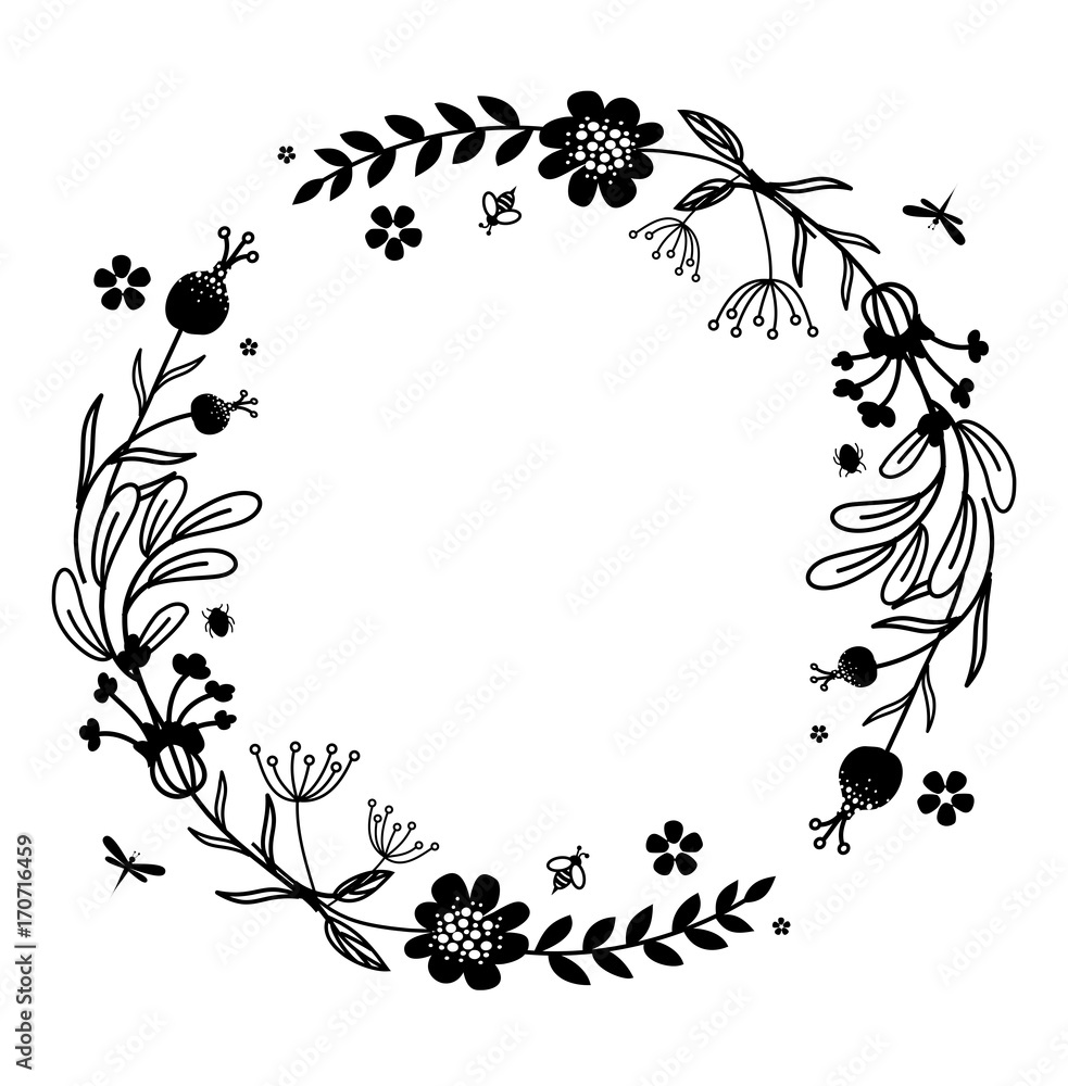 Rustic frame vector Stock Vector Adobe Stock